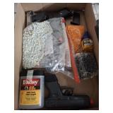 SOFT PELLET GUN AND ACCESSORIES