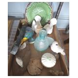 BIRD Dï¿½COR AND ASSORTED FIGURINES