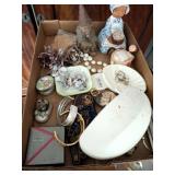 ASSORTED COSTUME JEWERLY, Dï¿½COR, PILL BOXES