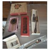 COLLECTOR SPOONS, STERLING BELT BUCKLE, MISC