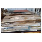 ASSORTED CANVAS AND ART MEDIUM, WITH SIGNED