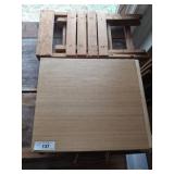 FOLDING PORTABLE EASEL, STOOL, EASELS