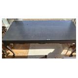 BALL AND CLAW PAINTED DISTRESSED TABLE