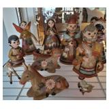 MEXICAN MADE TERRACOTTA NATIVITY