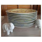 ORIENTAL TEXTURED PLATES