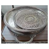 ASSORTED SILVER PLATED SERVING PIECES