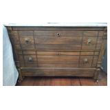 MARBLE TOP LOW CHEST