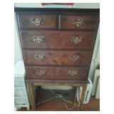 5 DRAWER CHEST ON TABLE