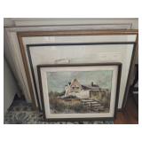 SIGNED PRINTS, OIL, ASSORTED PRINTS