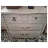 FRENCH PROVINCIAL PAINTED LOW CHEST