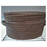 SWEET GRASS STYLE HANDLED BASKET