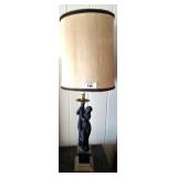 CAST FIGURINE LAMP 32IN