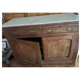 MARBLE TOP WASH STAND