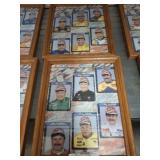 2PC NASCAR DRIVERS PICTURES FRAMED