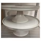 2PC CAKE PLATE STAND