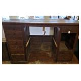 ANTIQUE WOODEN STAND/DESK*-MISSING DRAWERS