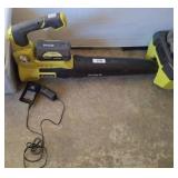 RYOBI40V BLOWER W/ BATTERY, CHARGER