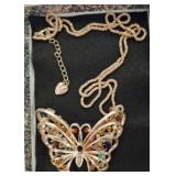 BUTTERFLY NECKLACE BUTTERFLY CHARM