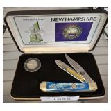 NEW HAMPSHIRE STATE QUARTER AND FOLDING KNIVES
