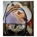 TRAY OF MATCH BOOKS AND ASSORTED BUTTONS,BREAK