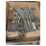 TRAY MODEL TRAIN TRACKS, SOME MARKED LIONEL