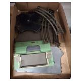 TRAY MODEL TRAIN TRACKS, SOME MARKED LIONEL