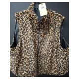 LEAPORD PRINT VEST UNK SIZE