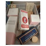 COSMETICS, VINTAGE BOXES, MISC