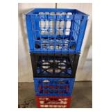 4 MILK CRATES