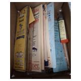 VINTAGE SNELLED HOOKS AND ASSORTED