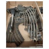 TRAY MODEL TRAIN TRACKS, SOME MARKED LIONEL