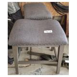 PR WOODEN BAR STOOLS W/ UPHOLSTERED SEATS