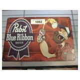 PABST BR METAL SIGN