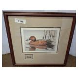 SIGNED/NUMBERED DUCK STAMP PRINT  18X17