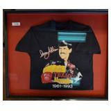 DAVEY ALLISON TSHIRT IN SHADOWBOX 35X30