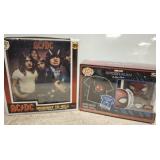 SPIDER MAN AND AC/DC POP FIGURES