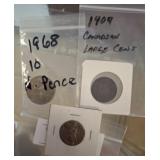 ASSORTED FOREIGN COINS