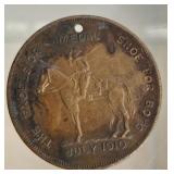 EXCELSIOR SHOE CO VINTAGE TOKEN WITH SWASTIKA