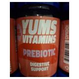 BOX OF YUMS  VITAMINS PREBIOTIC DIGESTIVE SUPPORT