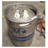 FULL SIZED STAINLESS KEG