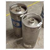 2 PC STAINLESS PONY KEG