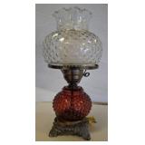 HOBNALE GONE WITH THE WIND LAMP 18IN