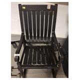 WOODEN PORCH ROCKER