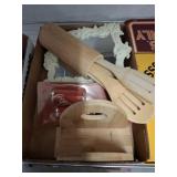 KITCHEN UTENSILS, NAPKIN HOLDER, MIRROR,