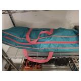 CHRISTMAS WRAPPING SUPPLIES IN STORAGE BAG