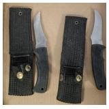 2 PC FIXED BLADE KNIVES