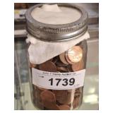 JAR OF PENNIES