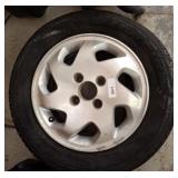 195/65R15 TIRE AND WHEEL