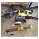 RYOBI CIRCULAR SAW*, BATTERY BLOWER, 1BATTERY