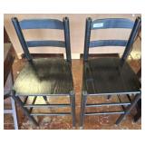 PR LADDER BACK BAR CHAIRS